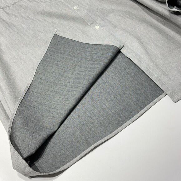 Gallego Desportes Gray Wool Oversized Victorian Style Long Sleeve Dress Women M - Picture 11 of 15